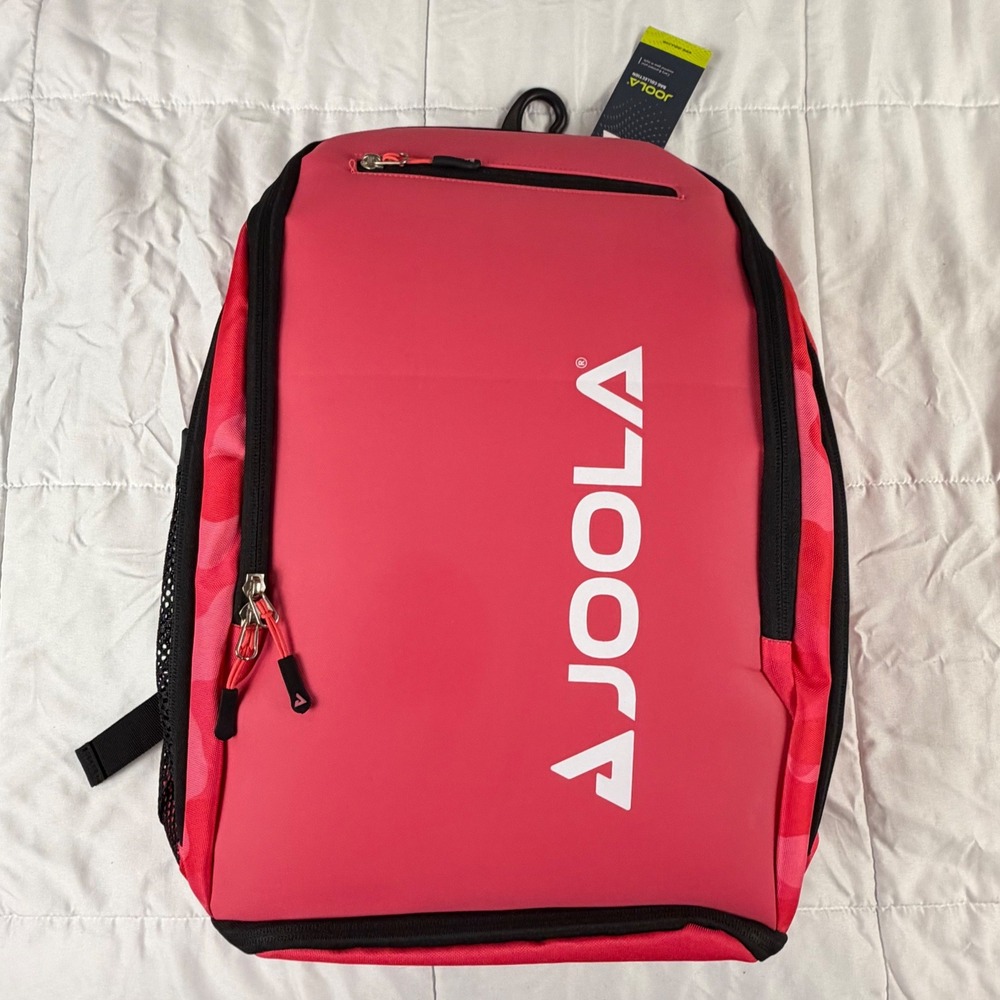 JOOLA Vision II Backpack Deluxe Pink Camo Sports‎ Bag Pickleball NEW